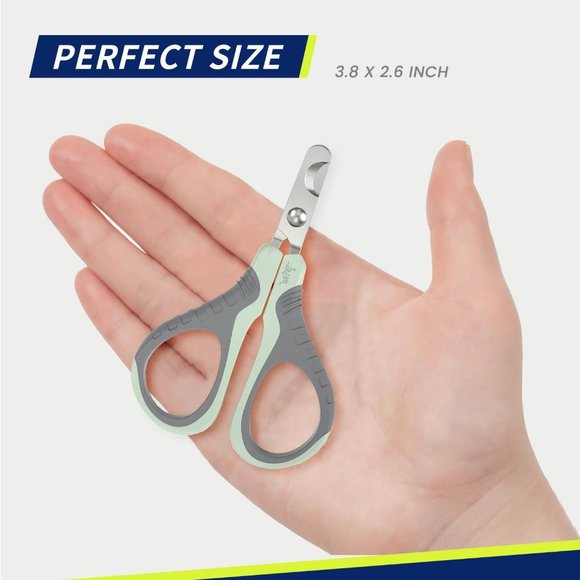 WePet Pet Nail Clippers, Professional Claw Trimmer, Bended Scissor Special for C - Picture 3 of 5